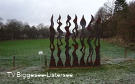 Skulptur Feuer/Wasser