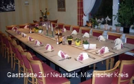 Große Tafel - © Gaststätte Zur Neustadt