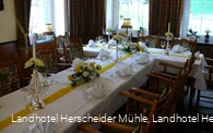 Festliche Tafel - © Landhotel Herscheider Mühle