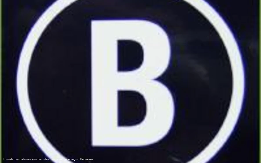 Das Wegekennzeichen des Bestwiger Panoramawegs