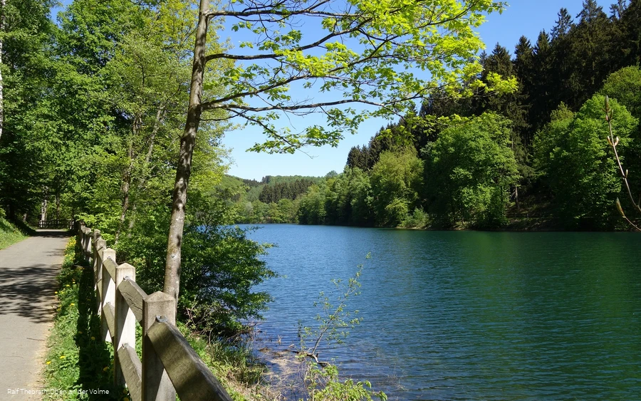 Der Weg führt überwiegend nah am Wasser entlang