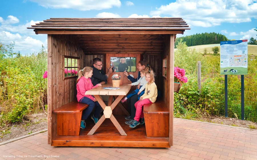 Landschaftskino am Milch-Erlebnispfad Usseln