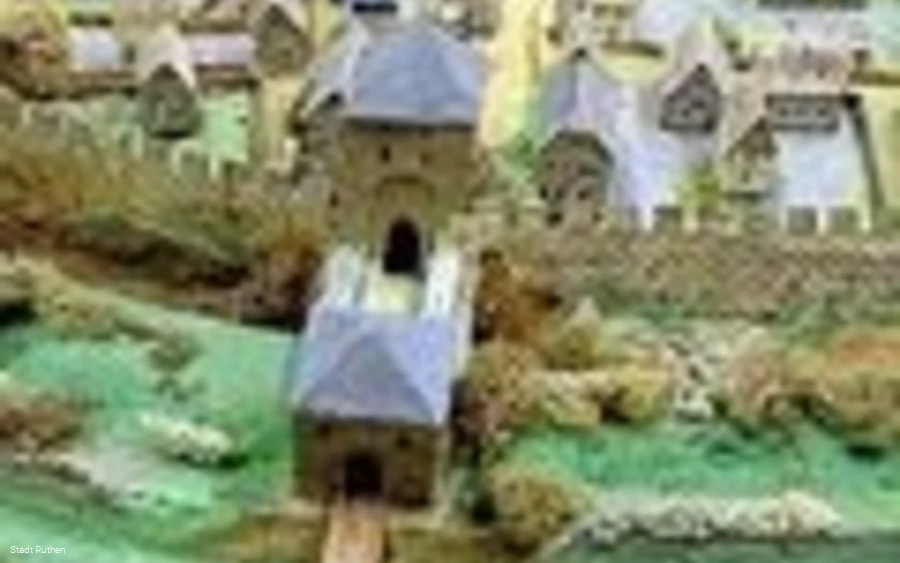 Hachtor um 1790 Stadtmodell im Rathaus