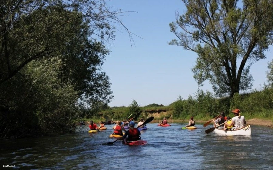 Kanutour auf der Lippe Kanutour auf der Lippe