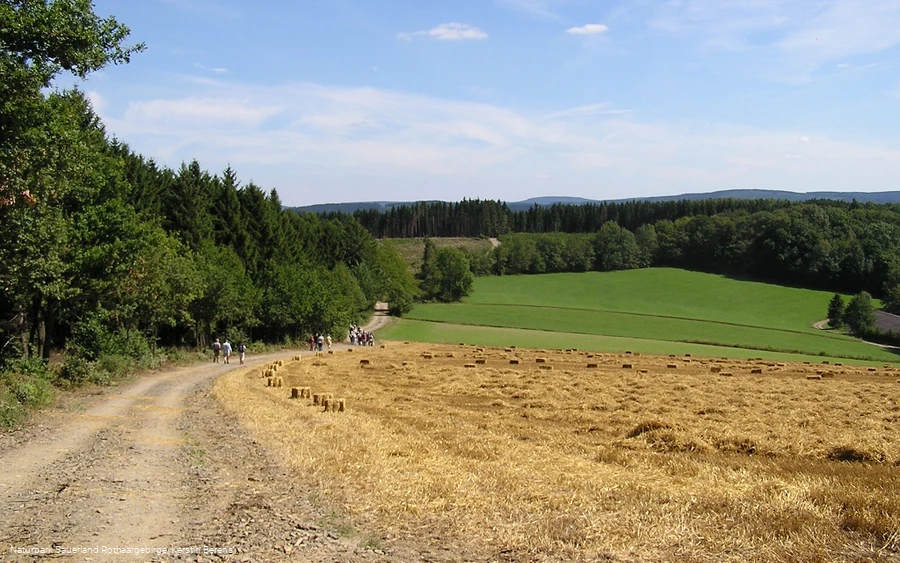 Zuweg in Richtung Attendorn