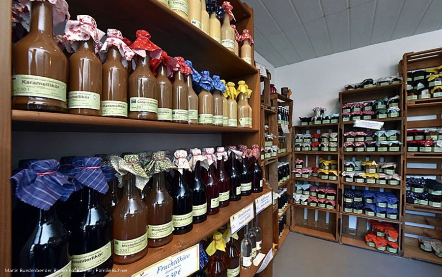 Im Hofladen gibt es viel zu entdecken