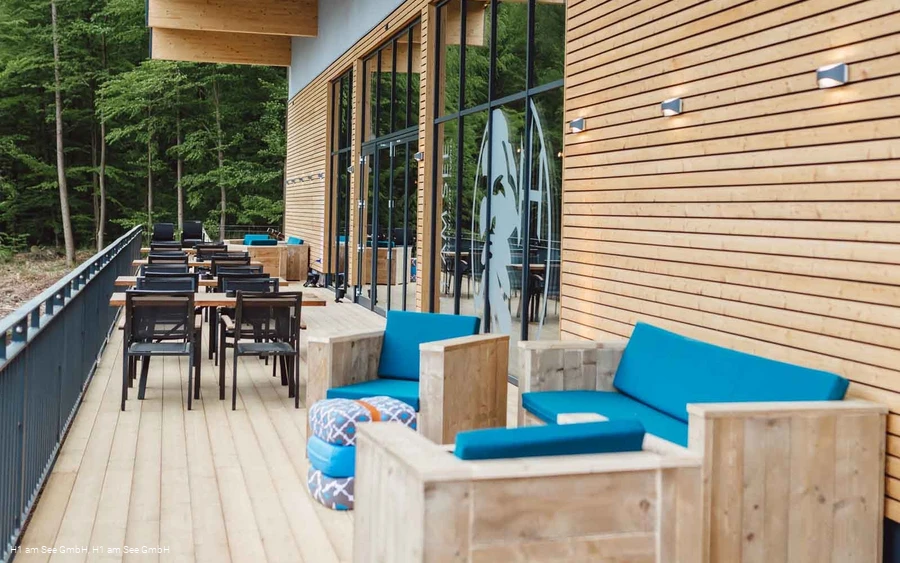 H1 am See - Terrasse
