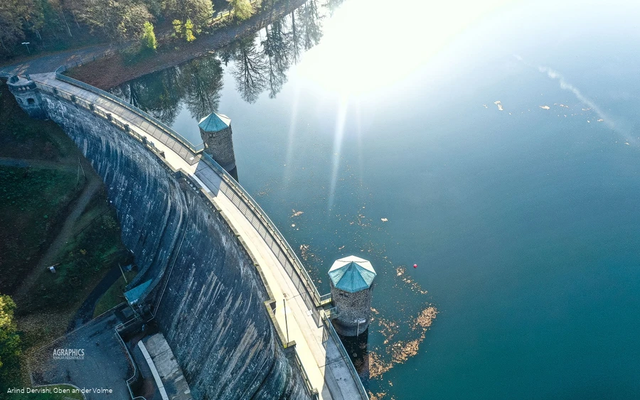 Atemberaubender Anblick aus der Luft