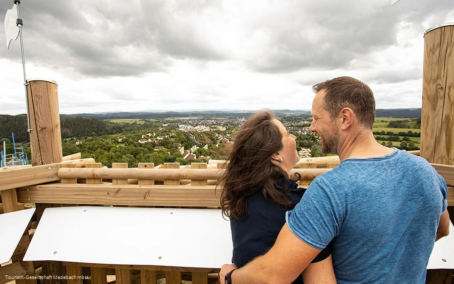 Ausblick vom AVENTURA -SpielBerg in Medebach