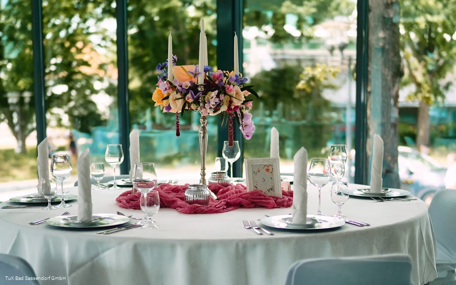 TuK Bad Sassendorf - gedeckter Tisch