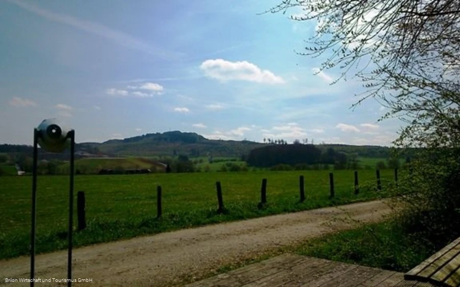 Geologischer Sprung Aussicht Station 2