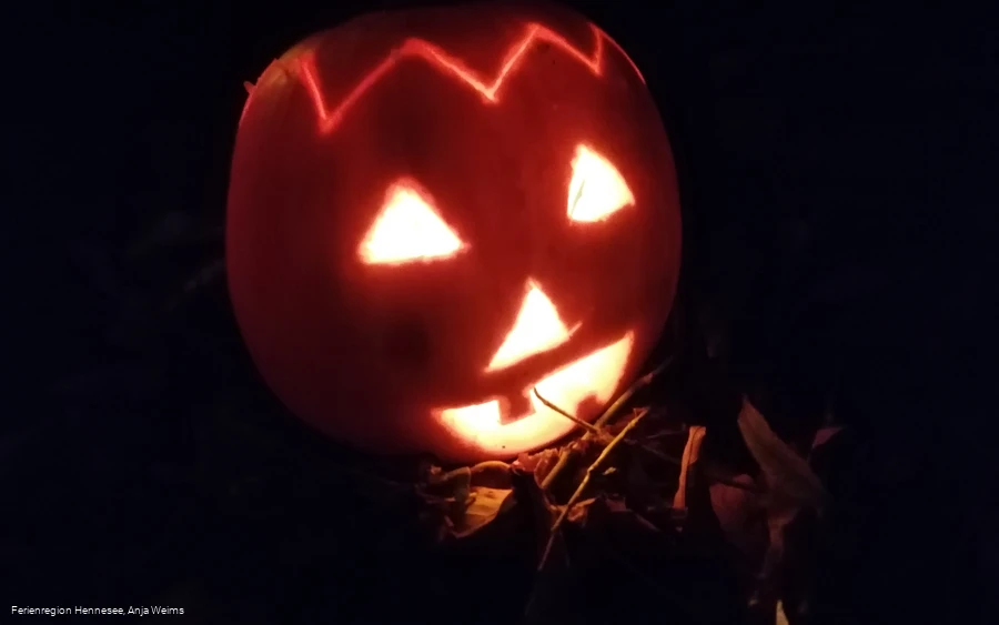 leuchtender Kürbis 