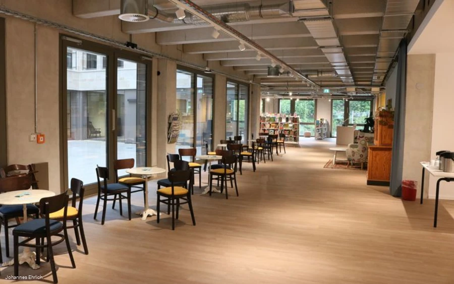 Dorte-Hilleke-Stadtbibliothek Menden, , Cafébereich Dorte-Hilleke-Stadtbibliothek Menden, , Cafébereich