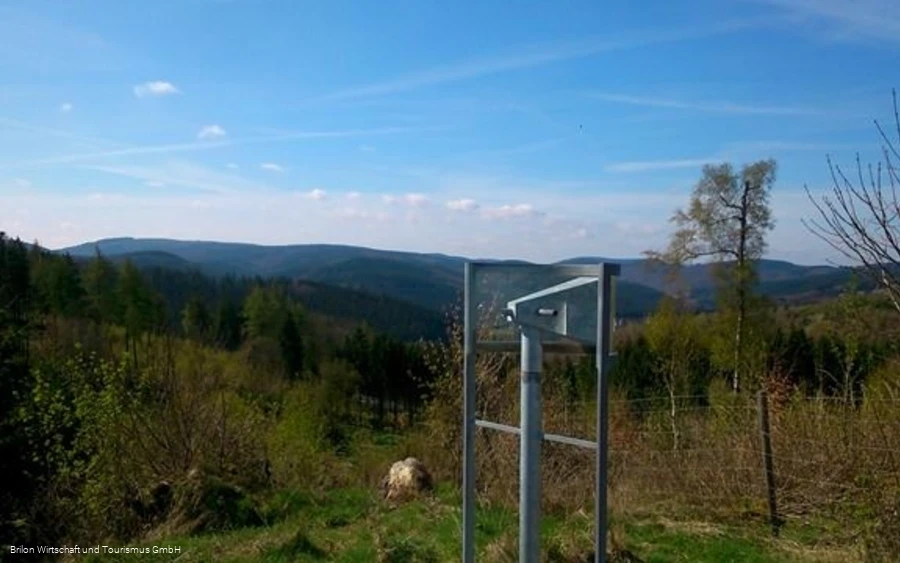 Aussicht Geologischer Sprung Station 5