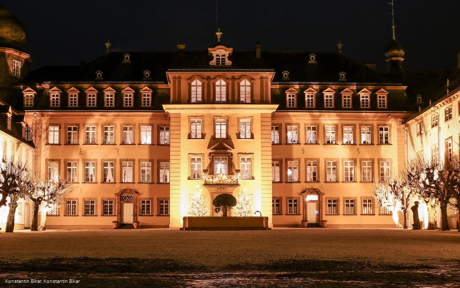 Schloss Berleburg beleuchtet