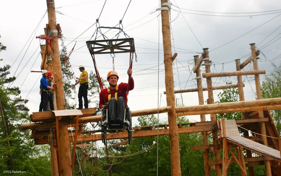 Hochseilgarten barrierefrei