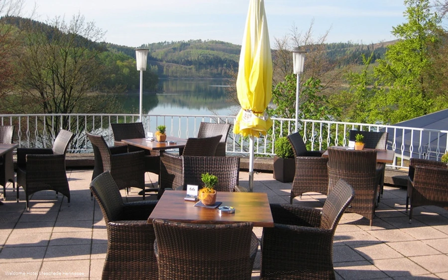 Terrasse Welcome Hotel Meschede Terrasse Welcome Hotel Meschede