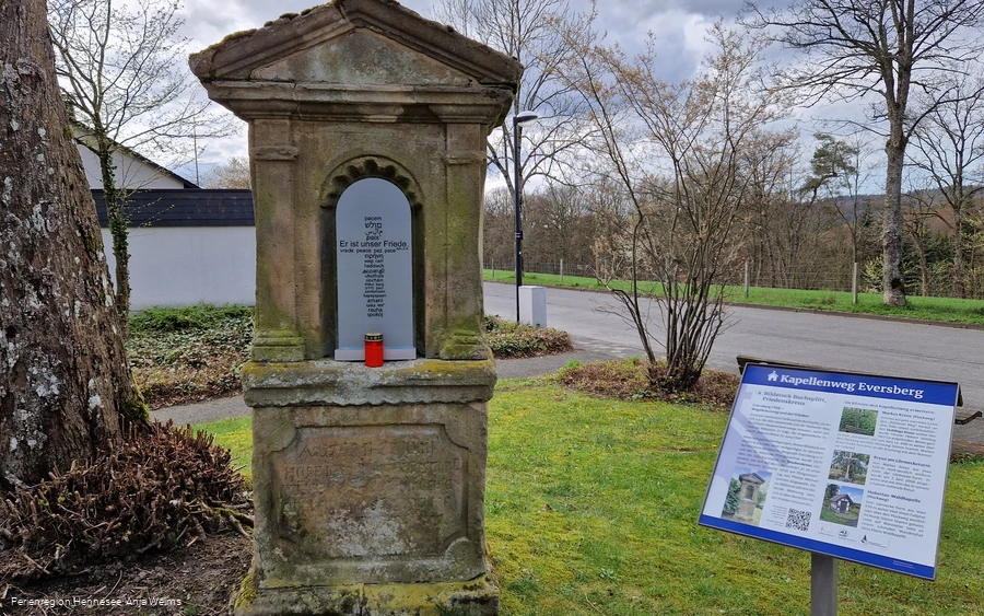 Kapellenweg Eversberg Bildstock