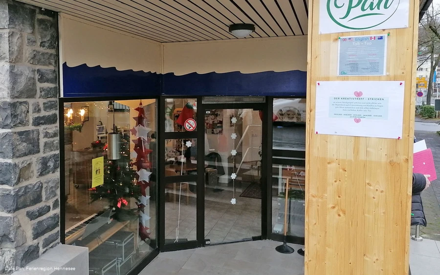 Eingang Cafe Pan Meschede