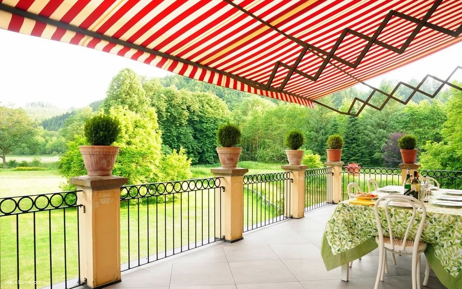 Terasse mit Blick in den Garten Terasse mit Blick in den Garten