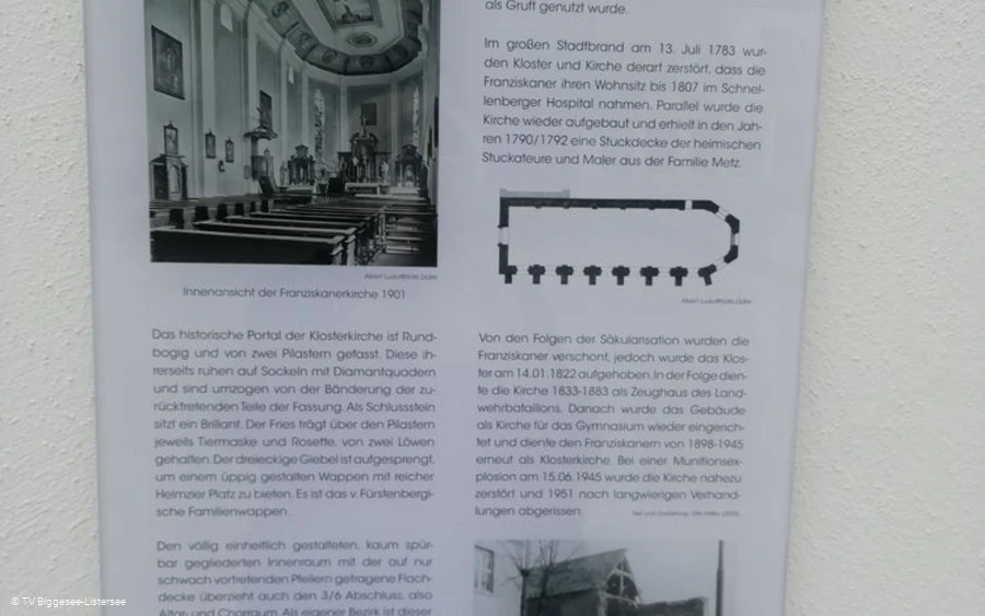 Kloster- und Rathausplatz Infotafel