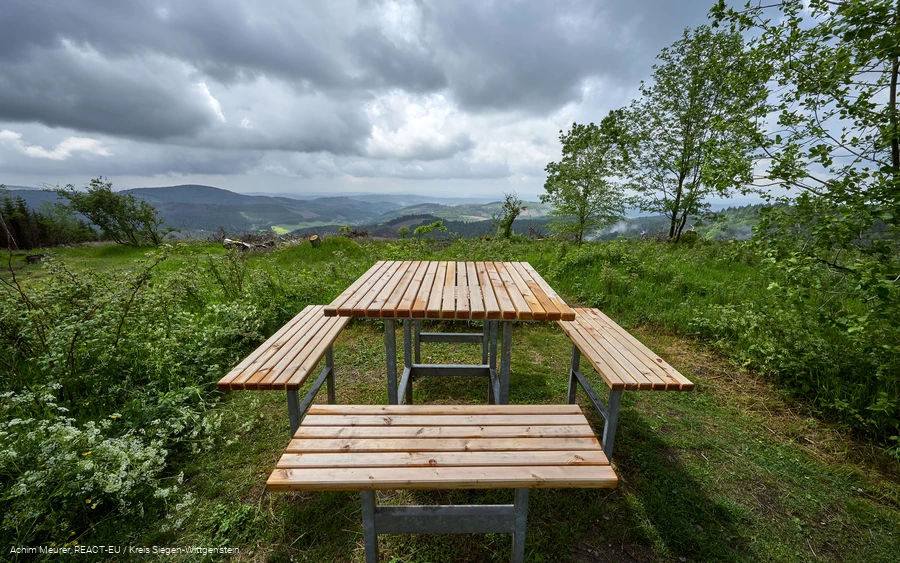 Rastplatz am Gillerturm in Hilchenbach-Lützel
