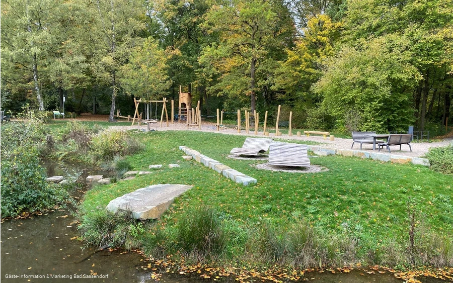 Niedrigseilgarten im Kurpark Bad Sassendorf