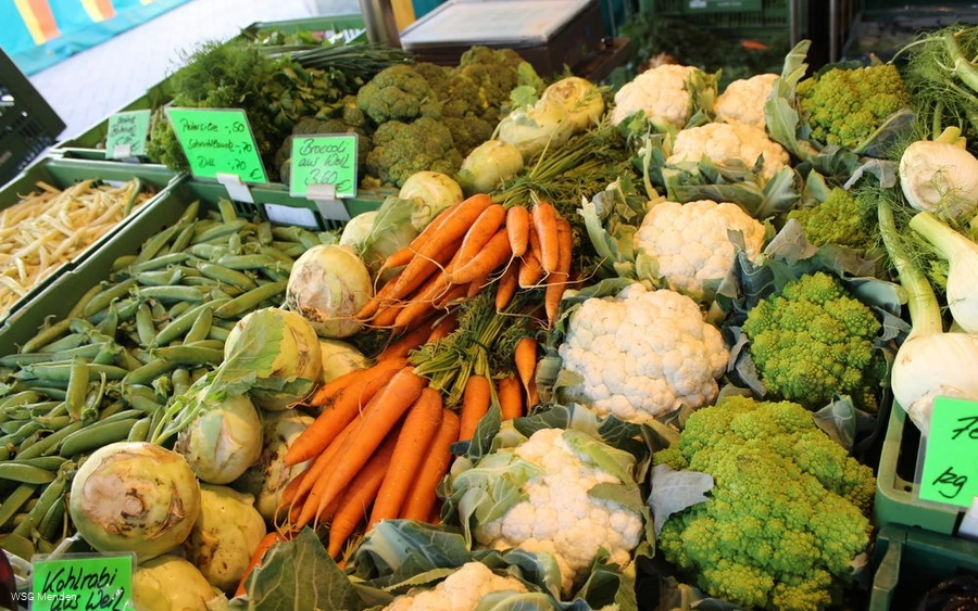 Regionale Produkte auf dem Mendener Wochenmarkt