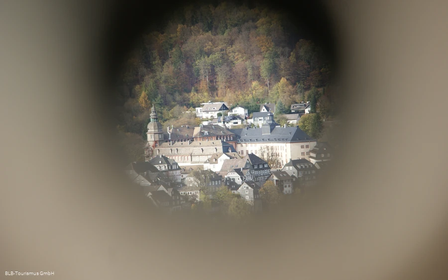 Blick durch den Augenstein "Lenne" Blick durch den Augenstein "Lenne"
