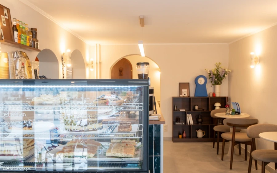 Verkaufstheke im Café Ne.Na