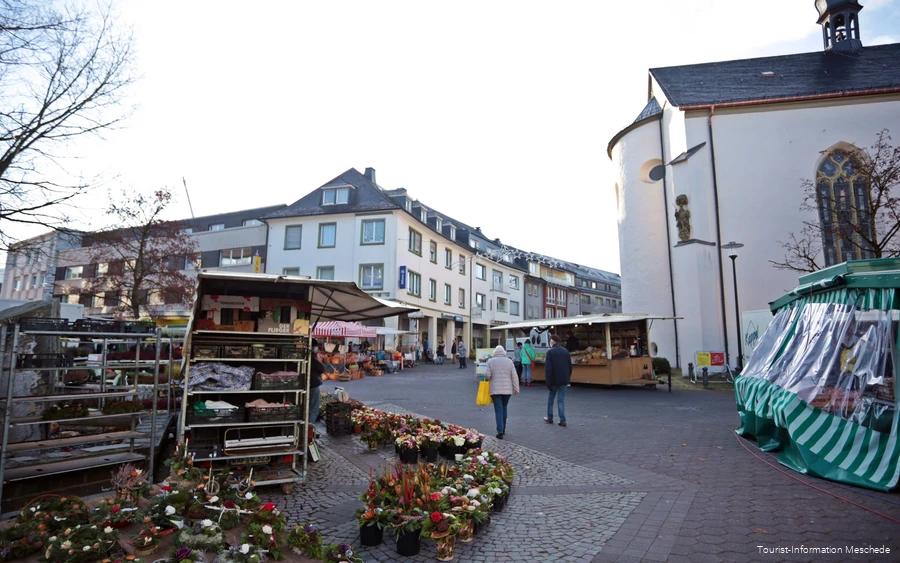 Weekly market in Meschede