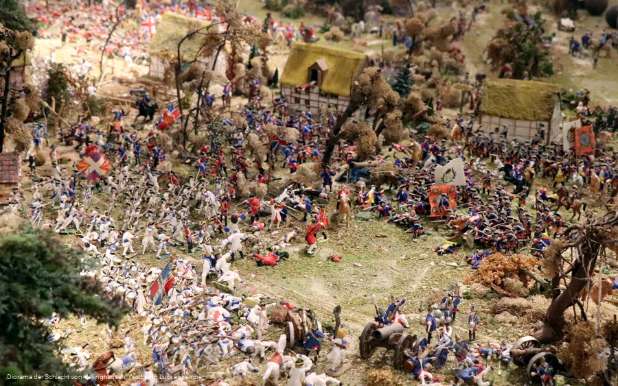 Diorama der Schlacht von Vellinghausen Diorama der Schlacht von Vellinghausen