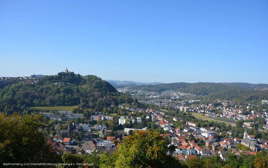 Blick auf Niedermarsberg Blick auf Niedermarsberg