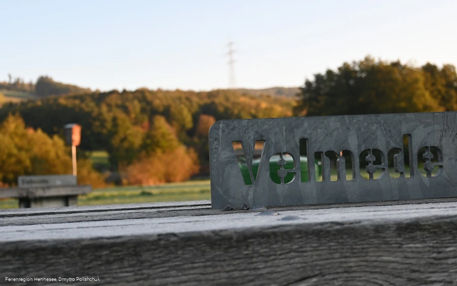 Sitzbank an der Ruhraue 