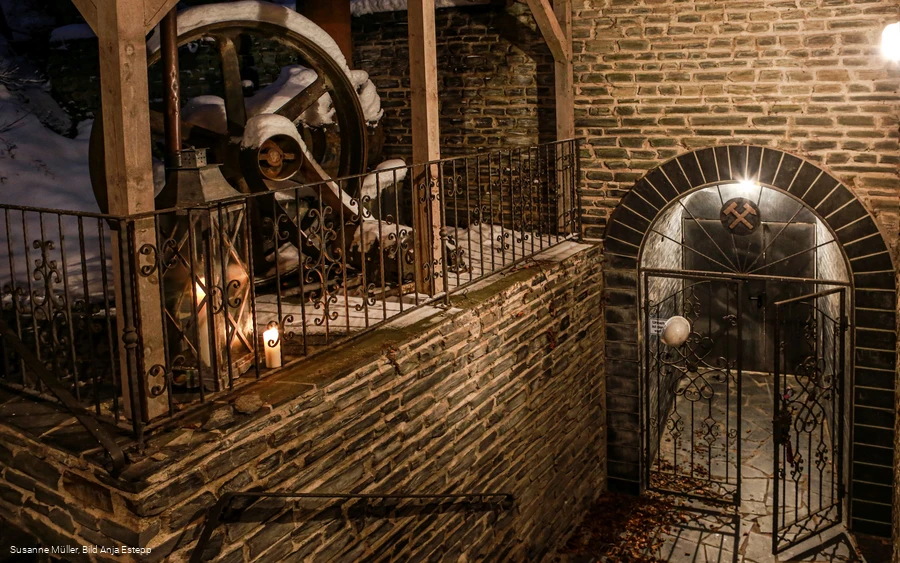 Bergwerk Willingen Eingang, Glück Auf Meditation