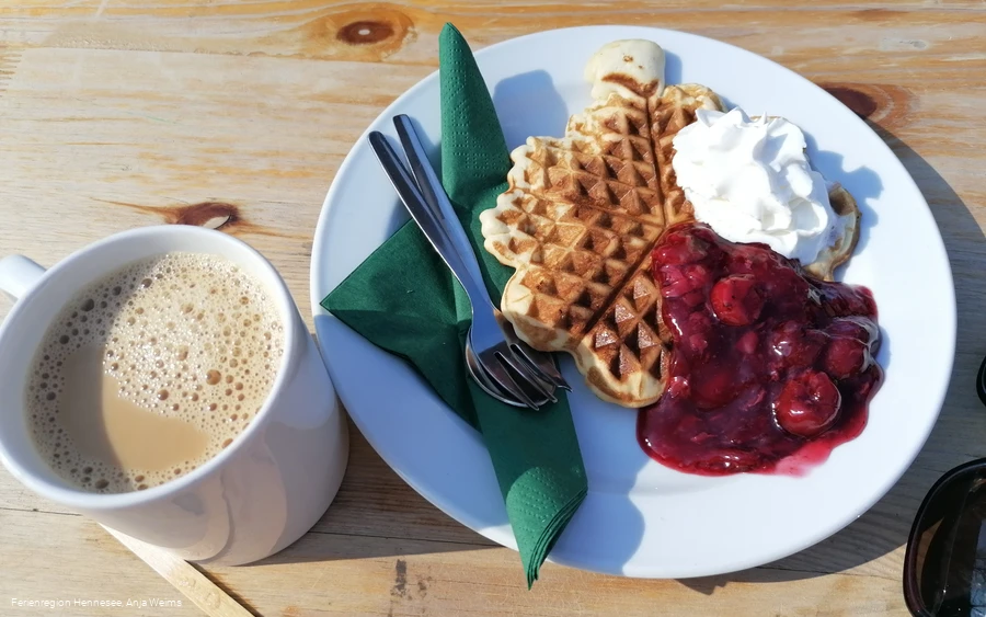 Waffelpause Skihütte