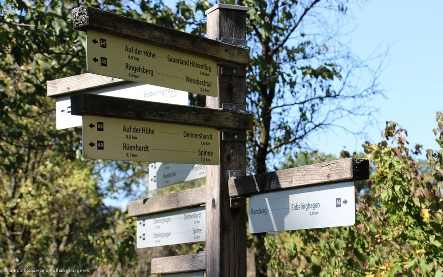 ... wer die Wahl hat: viele Wandermöglichkeiten bi