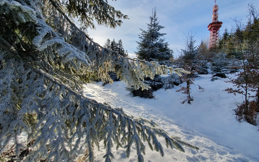Stüppel und Stüppelturm im Winter