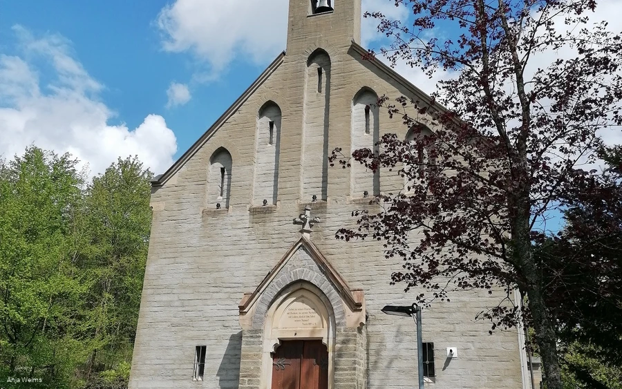 Bergbau Lichterkirche, Aussenansicht Bergbau Lichterkirche, Aussenansicht