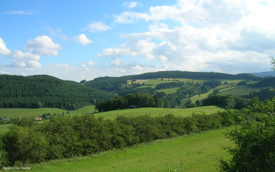 Aussicht vom Wanderweg N3 bei Neerdar