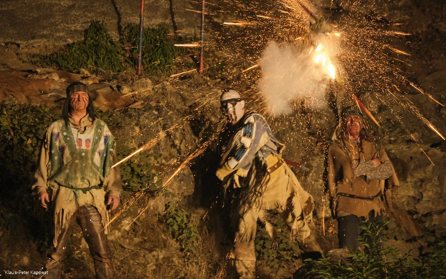 Karl-May Festspiele am Abend