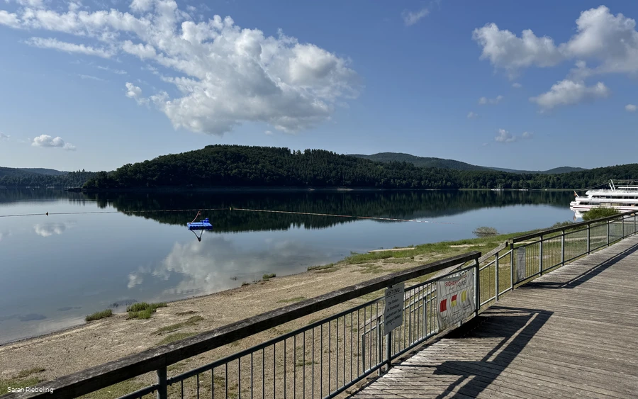 Steg am Strandbad Waldeck