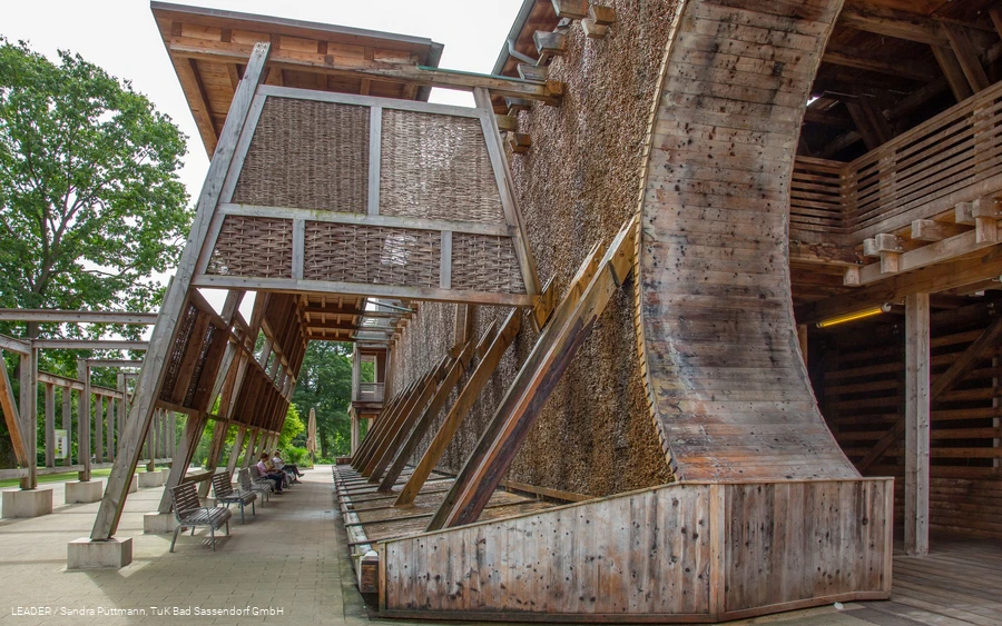 Gradierwerk im Kurpark Bad Sassendorf IV