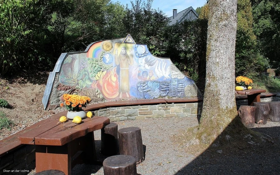 Für Wanderer und Pilgerer gibt es tolle Rastnöglic