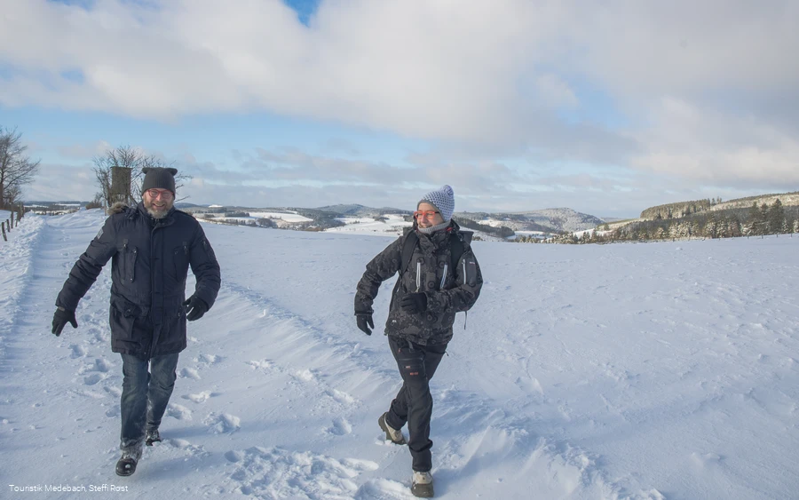 Winterwanderung in der Urlaubsregion Medebach