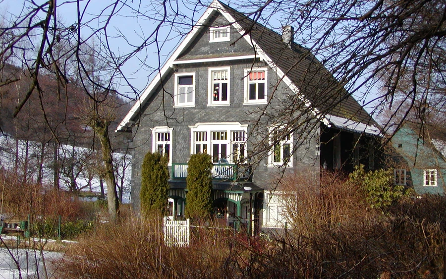 Ölmühle im Winter