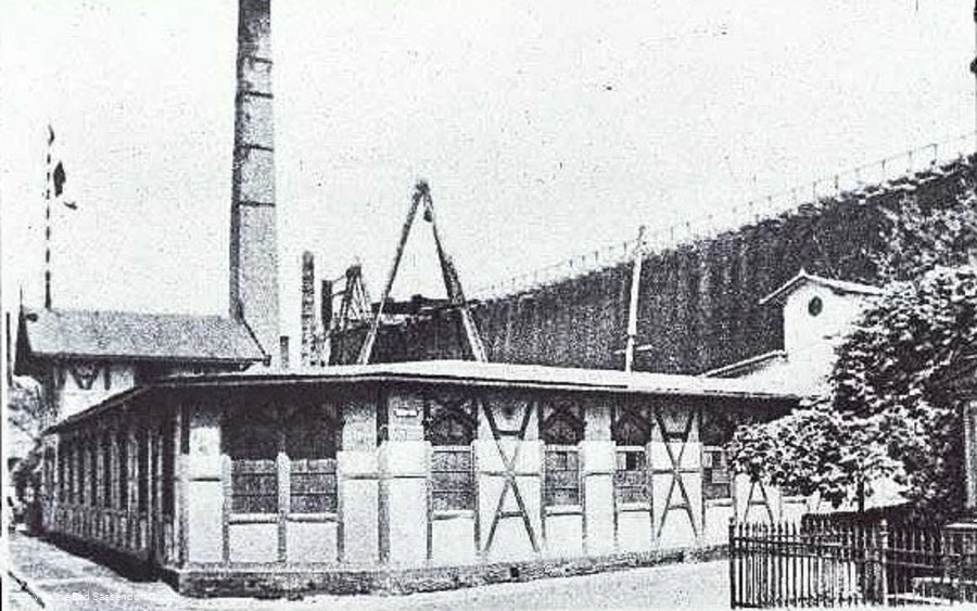 Badehaus Bad Sassendorf (ehemals) - Dieses Bild zeigt eine alte Aufnahme des Gebäudes.