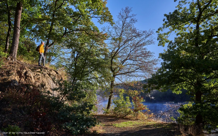 Jubachtalsperre - Wanderer