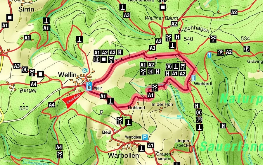 Tourentipp ab Wanderparkplatz Wellin Tourentipp ab Wanderparkplatz Wellin