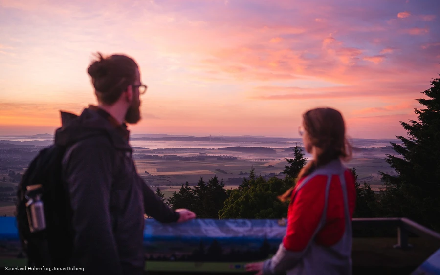 Aussicht Georg-Viktor-Turm Sonnenaufgang